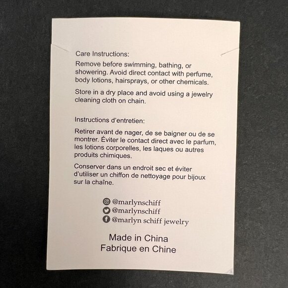 NOC Marlyn Schiff Double Layered Gold Tone Necklace With Clear Crystal G… - Picture 10 of 11